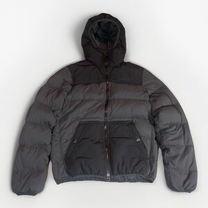 C.C. Filson XS Faded Black Goose Down Filled Puffer Jacket Double Zip Winter